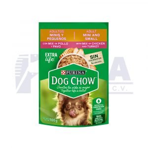Dog Chow Sobre Adultos Minis y pequeños - Mix pavo y pollo