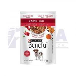 Beneful Sobre Cachorros minis y pequeños - Carne y arroz salvaje