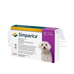 Simparica (Morado) 10 mg - 3 tabletas
