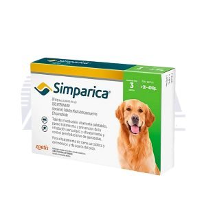 Simparica (Verde) 80 mg - 3 tabletas