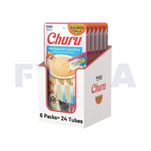 Churu receta de salmón con vieira