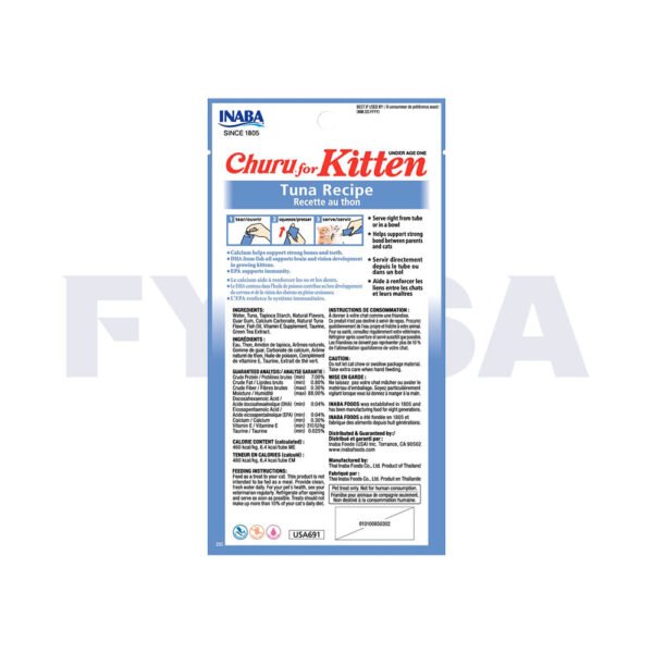 Churu Kitten receta de atún